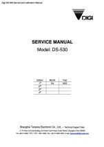 DS-530 Service and calibration